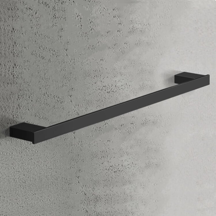 Towel Bar Towel Bar, 24 Inch, Modern, Matte Black Nameeks NCB88